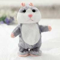 Thumbnail for Cute Walking Talking Hamster Wooddy Time Stuffed Plush Animal Dolls Speaking Kid Educational Toy Repeat Sound Language