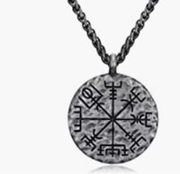 Thumbnail for European And American Titanium Steel Men's Retro Viking Myth Pendant Metal Necklace