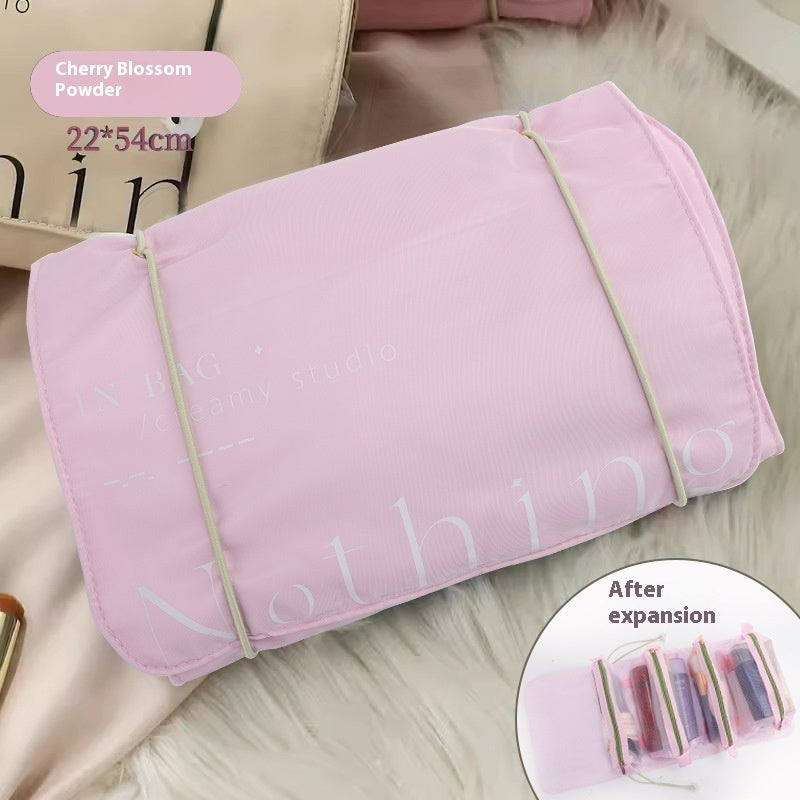 Folding Storage Bag Travel Portable Cosmetic Bag Detachable Wash Bags