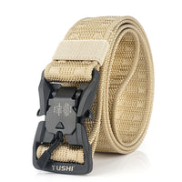 Thumbnail for Canvas outdoor tactical belt Military training belt textile nylon camouflage men's belt