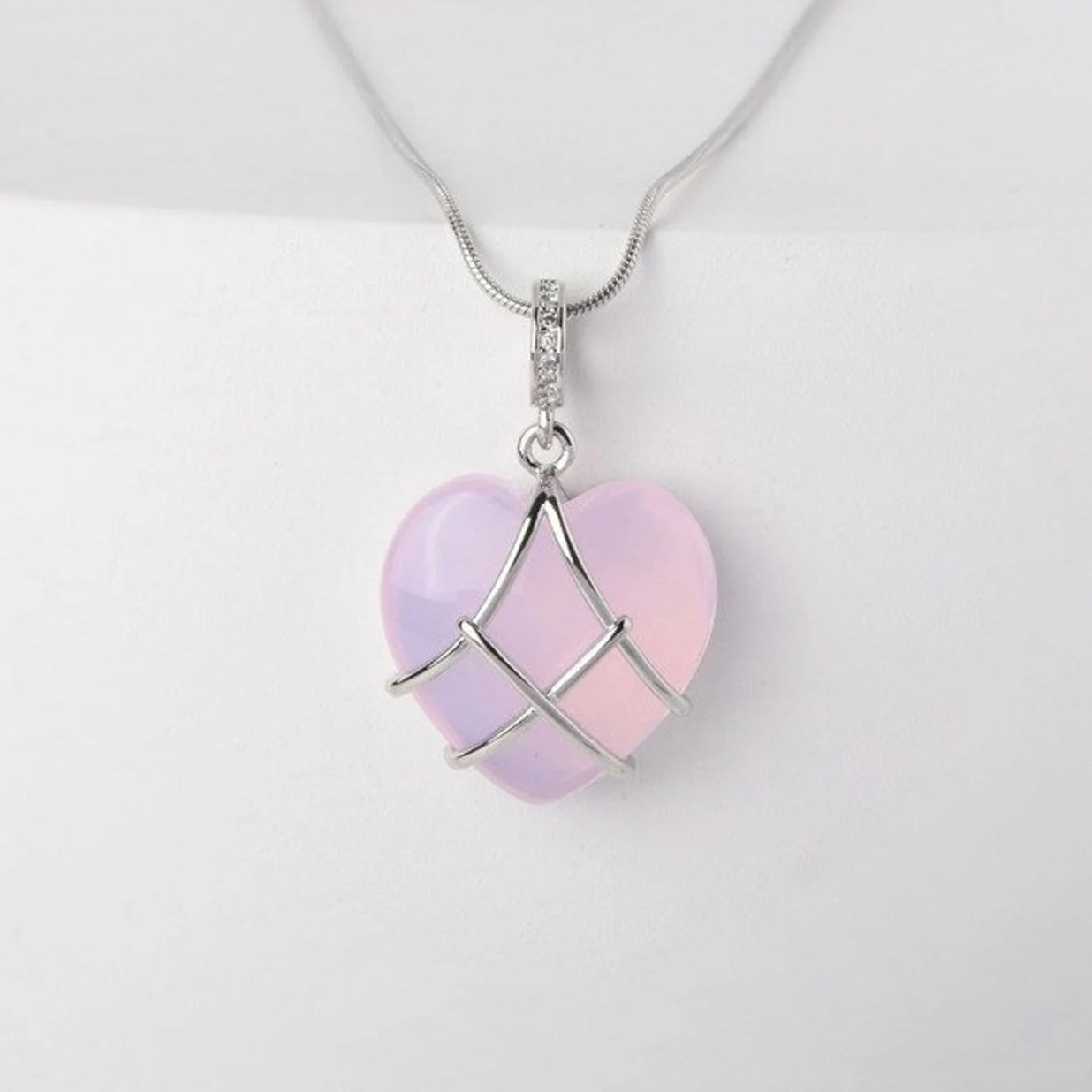 Moonstone Princess Love Necklace