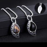 Thumbnail for Simple Personality Tiger Eye Stone Men's Necklace