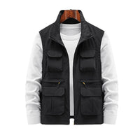 Thumbnail for Vest Multi-pocket Outdoor Work Clothes Sleeveless Waistcoat