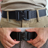 Thumbnail for Tactical Military Belt For Men Hiking Rigger Nylon Web Casual Work HOMBRE Belt