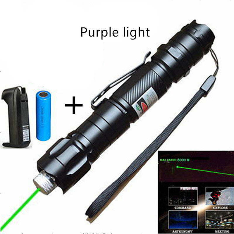 Portable Green Light High-Power Laser Flashlight