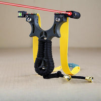 Thumbnail for New Laser Aiming Flat Rubber Band Groups High-precision Slingshot Rack Help-free Fast Pressure Competition